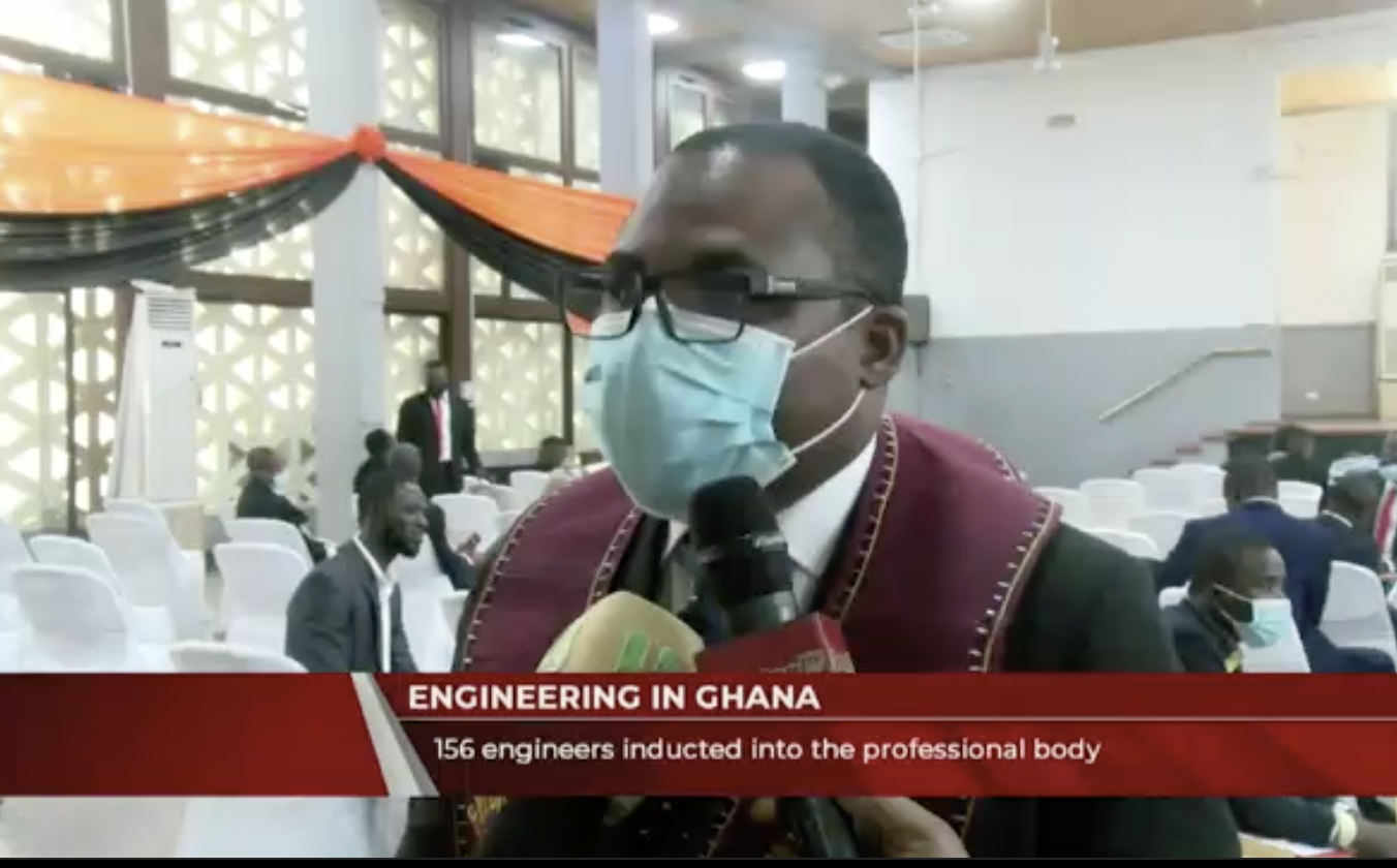 Engineering in Ghana: 156 Engineers Inducted into the Professional body